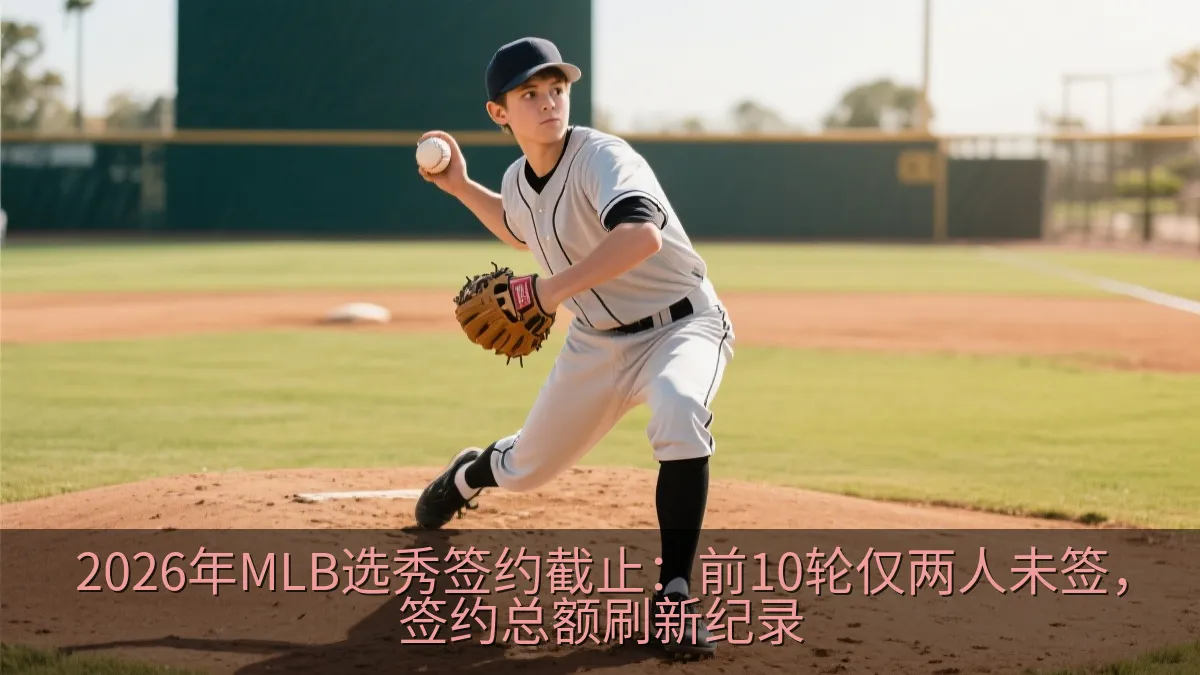 2026年MLB选秀签约截止：前10轮仅两人未签，签约总额刷新纪录