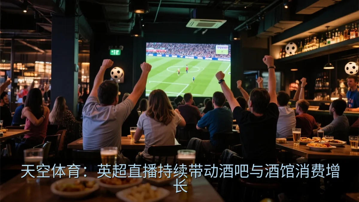足球比赛日酒吧内的热闹观赛氛围